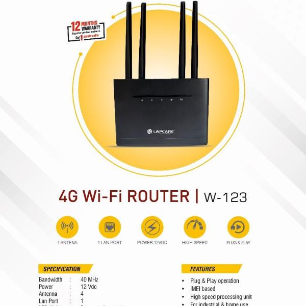 Lapcare_4G_Sim_4_Antenna_Wifi_Router_|_W123